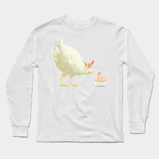 Cupcake Chicken Long Sleeve T-Shirt